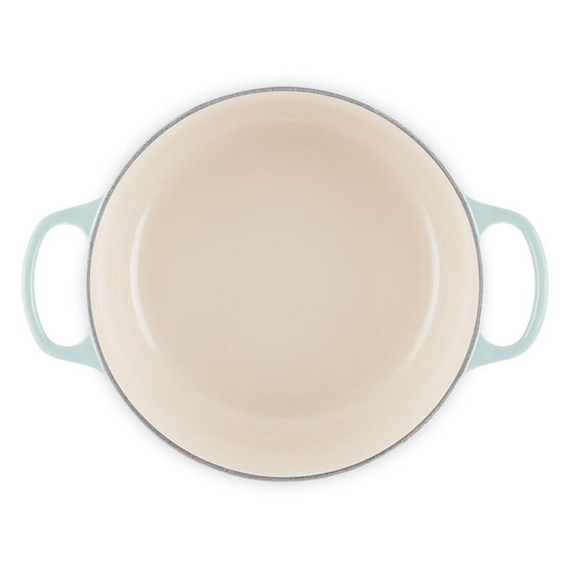 Le Creuset Cast Iron Round Casserole 26cm - Sea Salt image number 3
